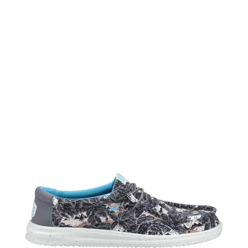 Image of HEYDUDE Wally H2O Tropical Shoe Black male 7 (41)