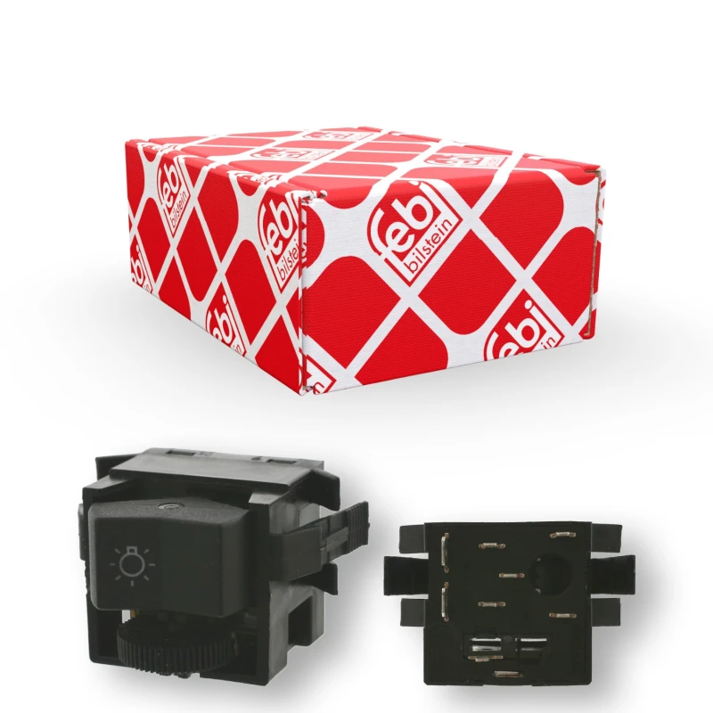 Image of FEBI BILSTEIN 14740 Switch, headlight Plastic Switch,headlight (809)