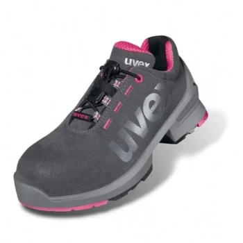 Image of Uvex - 8562/8 Ladies Grey/Pink Safety Trainers - Size 3