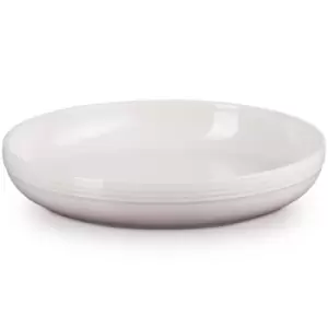 Image of Le Creuset Stoneware Coupe 22cm Pasta Bowl Shell Pink