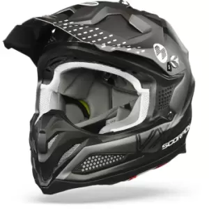 Scorpion VX-22 Air Ares Matt Black-Silver Offroad Helmet XL