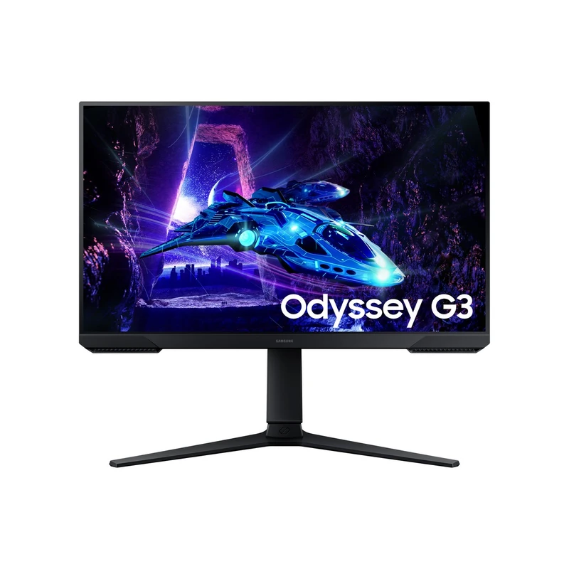 Image of Samsung 24" Odyssey G30D FHD 180Hz Gaming Monitor 61cm (24") 1920 x 1080 pixels Full HD LED 1 ms Black LS24DG302EUXXU