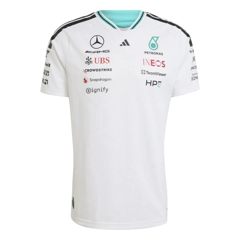 Image of Adidas Authentic Mercedes AMG Jersey Petronas Formula One Team Driver Blanc Male 3XL