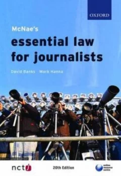 Image of Mcnaes Essential Law for Journalists by David Banks Paperback