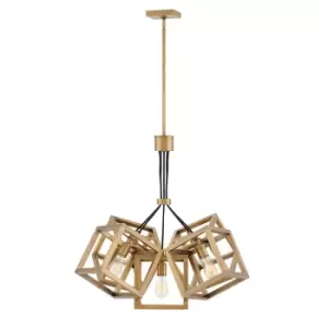 Image of Hinkley Fredrick Ramond Ensemble 5 Light Pendant Brushed Bronze