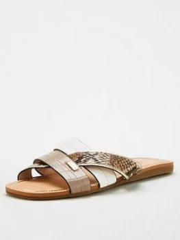 image of OFFICE Stella Flat Sandal - Multi, Size 4, Women