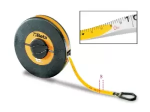 image of Beta Tools 1694L Shock Resistant Measuring Tape Fibreglass 10m 016940110