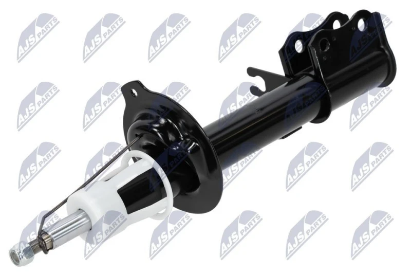 Image of NTY A-CH-050 Shock absorber Rear Axle Left, Gas Pressure, Twin-Tube, Suspension Strut, Bottom Clamp Shock Absorber (854)
