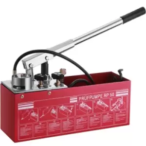 Image of VEVOR Hydraulic Manual Pressure Test Pump 725 PSI pressure pump 45 ml test pump 5 MPa 3 Gallon Tank Pressure range 50 Bar Pressure Test Pump for Pipel
