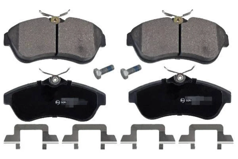 Image of Blue PRINT ADP154232 Brake pad set Front Axle, with fastening material Brake Pad Set,disc brake (402)