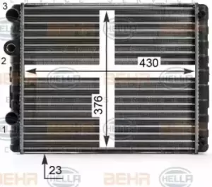 image of x1 Behr Heat Exchanger 8MK376700-694 Genuine for 8MK 376 714-651 Made in China