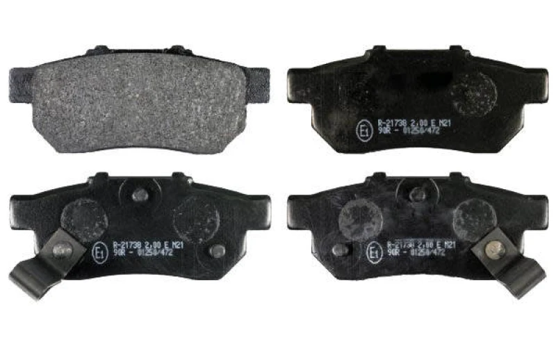 Image of Blue PRINT ADH24254 Brake pad set Rear Axle, with acoustic wear warning Brake Pad Set,disc brake (402)
