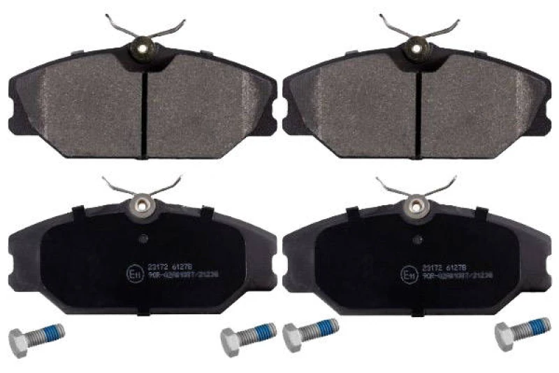 Image of SWAG 60 91 6429 Brake pad set Front Axle, excl. wear warning contact, with screw set Brake Pad Set,disc brake (402)