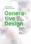 Image of generative design visualize program and create with javascript in p5 js