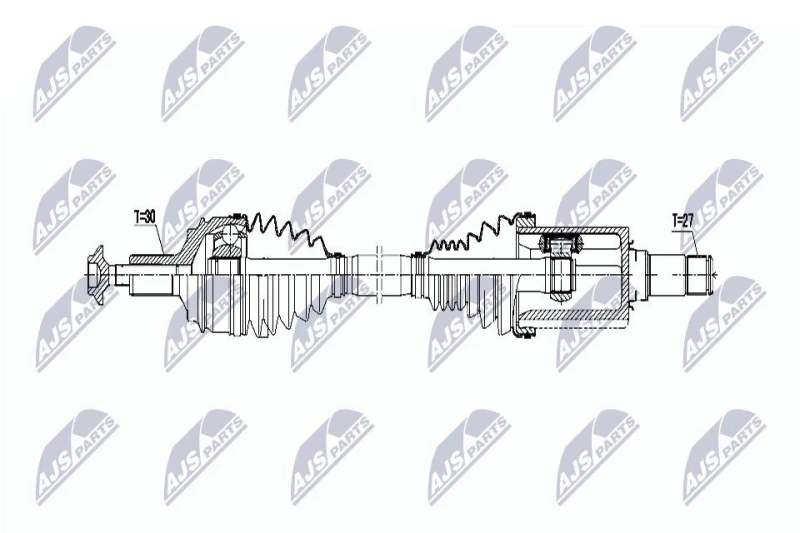 Image of NTY Drive shaft NTY NPW-ME-078