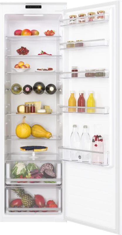 Image of Hoover HOMS518EWK Integrated Upright Fridge - Sliding Door Fixing Kit - White - E Rated