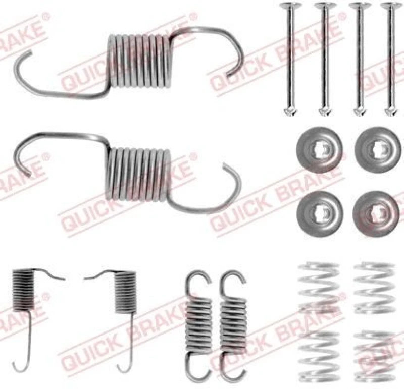 Image of QUICK BRAKE Brake shoe fitting kit QUICK BRAKE 105-0696