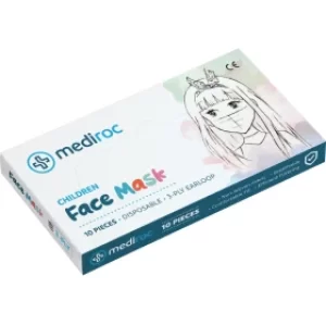 image of Mediroc Disposable Kids Face Masks (10 Pack)