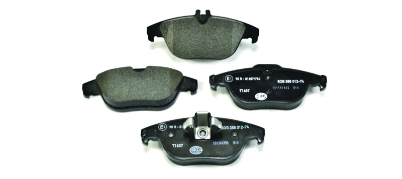 Image of HELLA Brake pad set HELLA 8DB 355 012-741