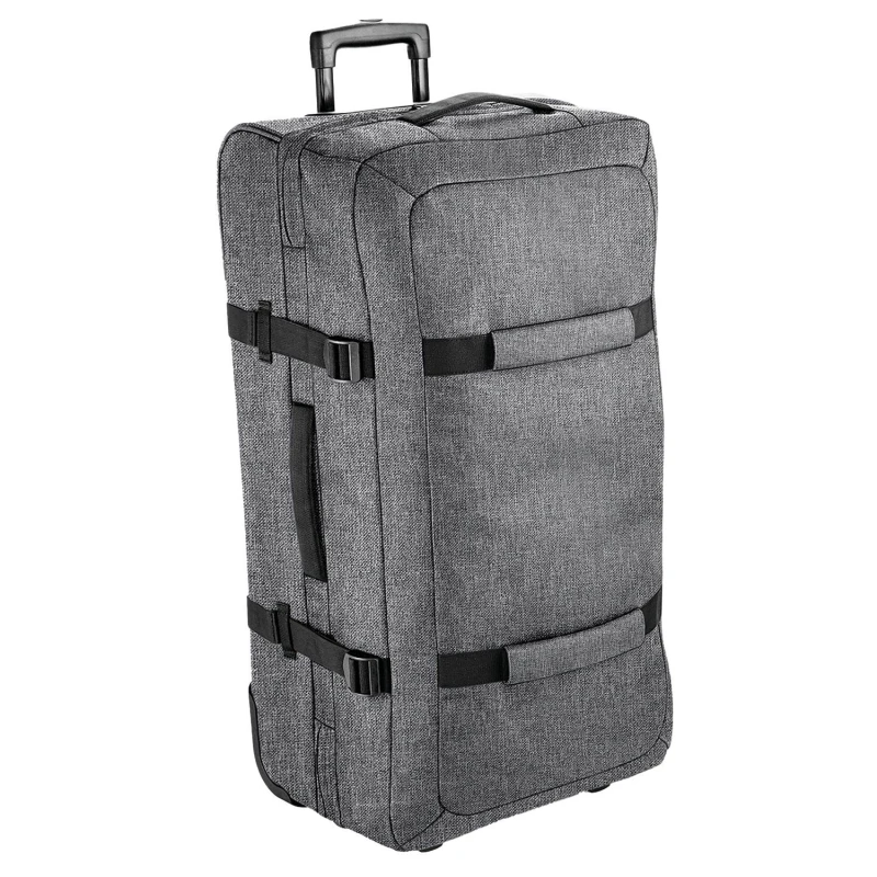 Image of Bagbase Mens Escape Check In 2 Wheeled Suitcase in Grey Grey Male