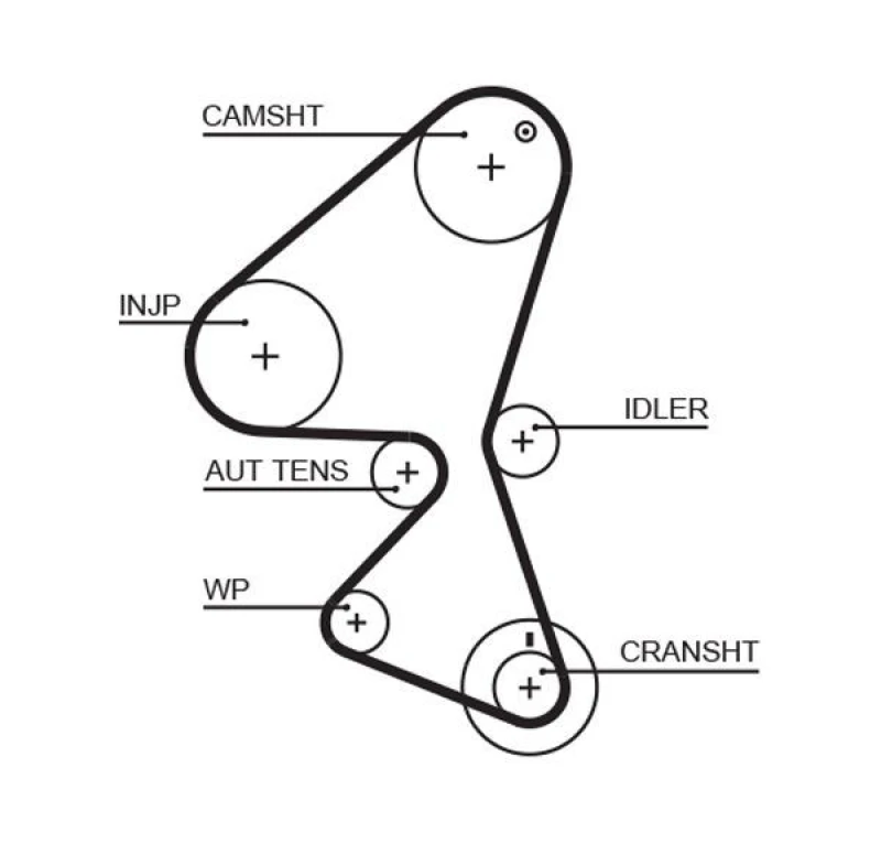Image of GATES Timing Belt GATES 5589XS