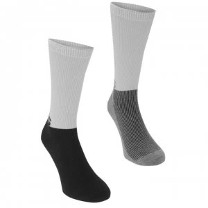 image of Levis Graphic 2 Pack Crew Socks - Black/White