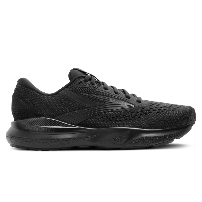Image of Brooks Brooks Adrenaline GTS 24 Mens Black/black/ebony - Black / Standard / 10