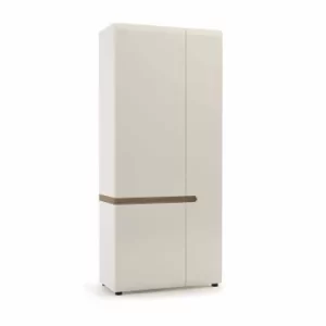 Chelsea Bedroom 2 Door Wardrobe, White Gloss