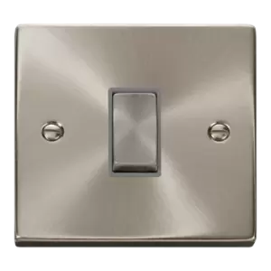 Image of Click Scolmore Deco Ingot 1 Gang 10AX 2 Way Plate Switch - VPSC411GY