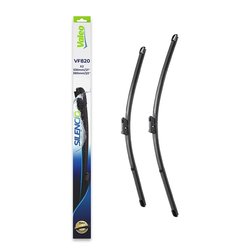 Image of VALEO 577820 Wiper blade Front, 580mm, with pre-mounted adaptor, Pin Fixing Wiper Blade (298)