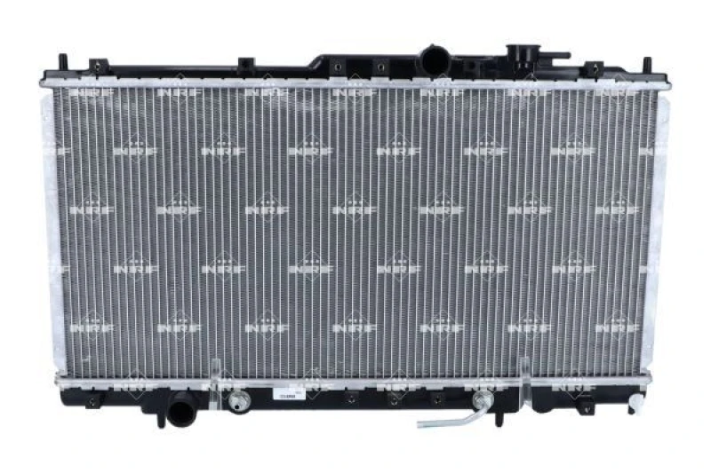 Image of NRF 56019 Engine radiator EASY FIT Brazed cooling fins, Aluminium, with mounting parts Aluminium Radiator,engine cooling (470)