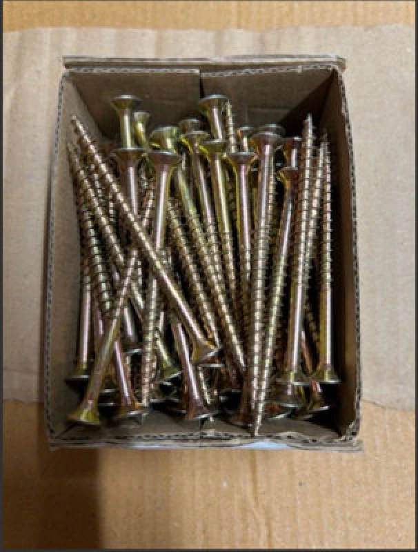 Image of 100 Pcs 5 X 70mm General Purpose Screw Universal Wood Screws Carpenter Woodwork Diy Fences Gates Timber