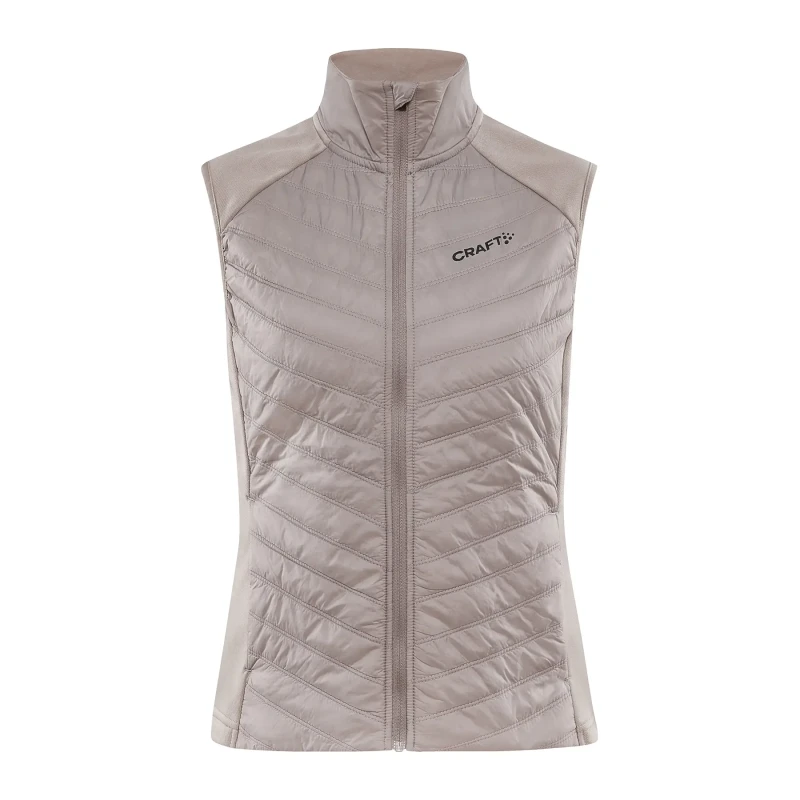 Image of Womens sleeveless down jacket Craft ADV Essence Beige Female XS