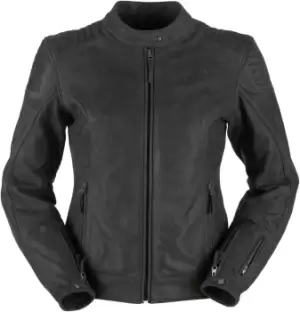 Image of Furygan Debbie Ladies Motorcycle Leather Jacket, black, Size M for Women, black, Size M for Women