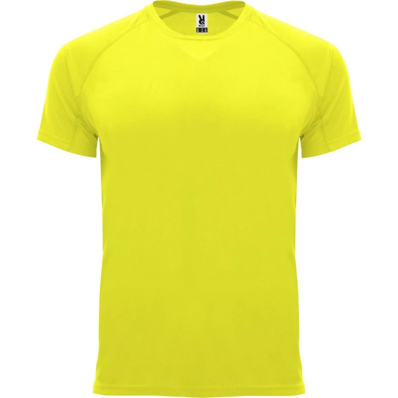 Image of ROLY Bahrain Sports T-Shirt in Bright Yellow Size: 4 Years Bright Yellow Unisex 4 Years