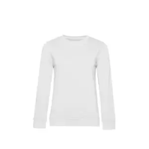 Image of B&C Womens/Ladies Organic Sweatshirt (XS) (White)