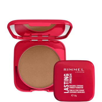 image of Rimmel London Lasting Finish Compact Foundation 10g (Various Shades) - 011 Caramel