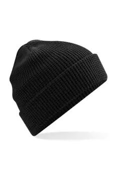 Image of Cuffed Organic Cotton Waffle Beanie