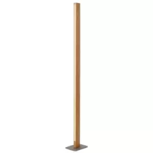 image of Lucide SYTZE - Floor Lamp - LED Dim. - 1x30W 3000K - Light Wood