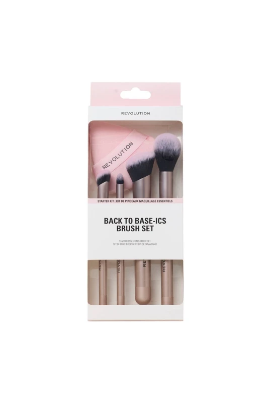 Image of Revolution Womens Back To Base-ics Starter Essentials Brush Set Multicolor Female