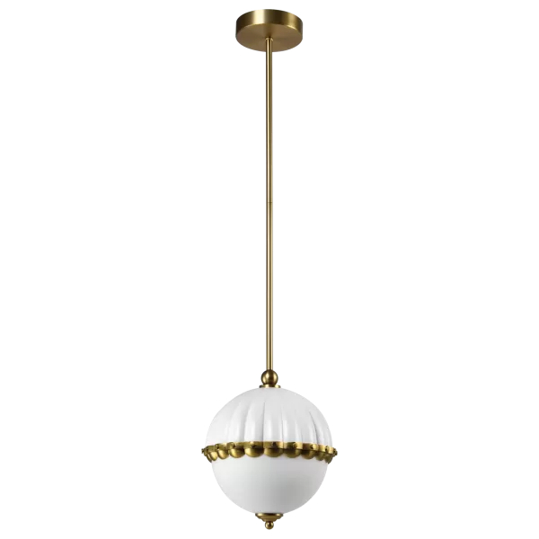 image of Pralines Globe Pendant Ceiling Light White, E27