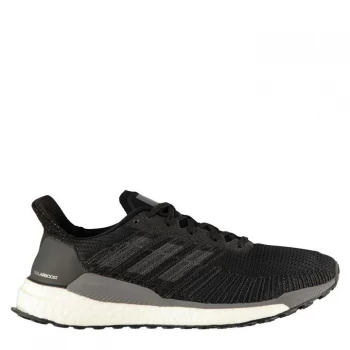 Image of adidas SolarBoost Mens Running Shoes - Black/Grey