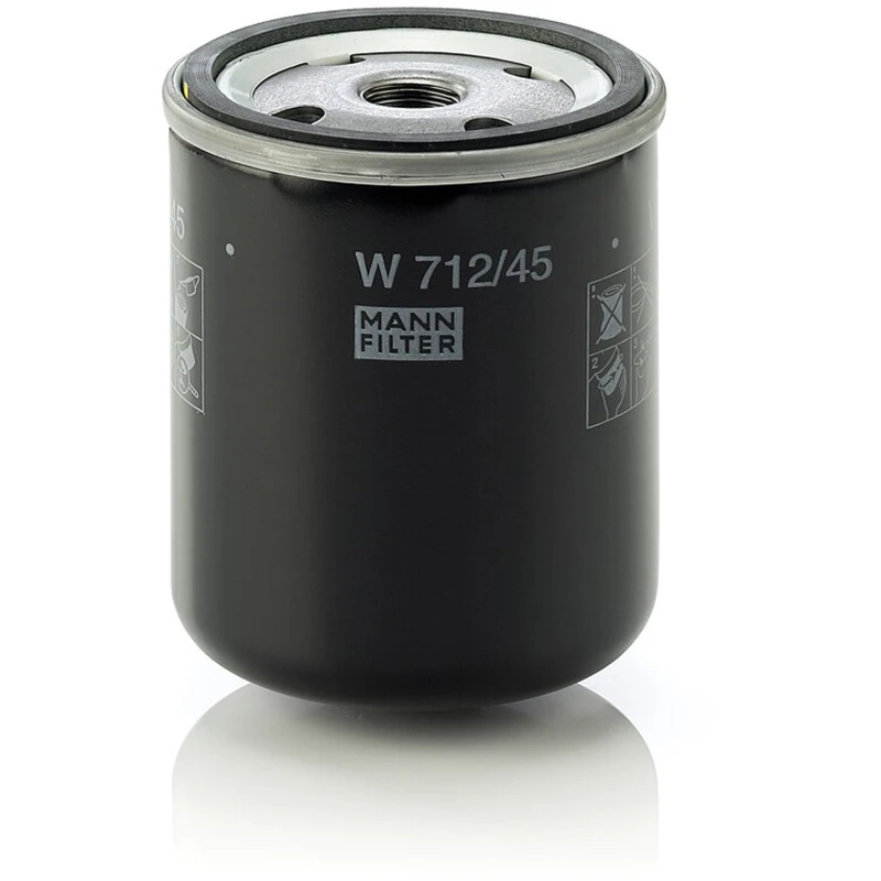 Image of MANN-FILTER W 712/45 Transmission Filter Hydraulic Filter,automatic transmission (416)