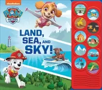 Image of nickelodeon paw patrol land sea and sky sound book