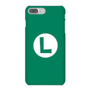 image of Nintendo Super Mario Luigi Logo Phone Case - iPhone 7 Plus - Snap Case - Gloss