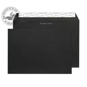 image of Blake Creative Colour C4 120gm2 Peel and Seal Wallet Envelopes Jet