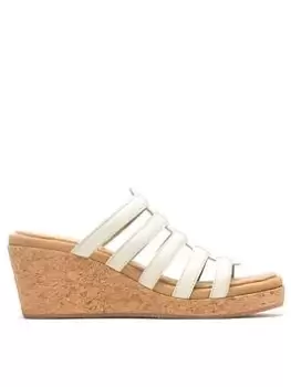 Image of Hush Puppies Willow Slide - White, Size 6, Women