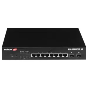 Image of Edimax GS-5208PLG V2 network switch Managed Gigabit Ethernet...