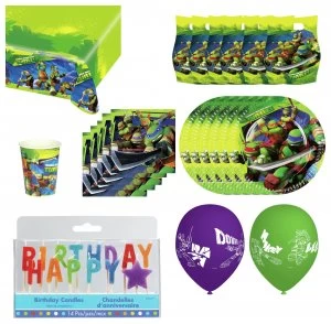 Image of Teenage Muntant Ninja Turtles Party Pack for 16 Guests.