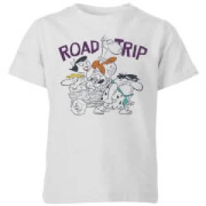 image of The Flintstones Road Trip Kids T-Shirt - Grey - 11-12 Years